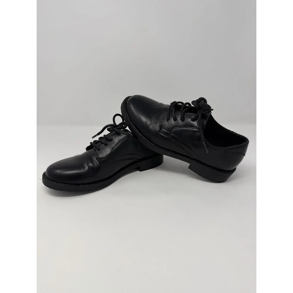 Children’s Place Boy’s Black Lace Up Dress Shoes Loafers Size 3